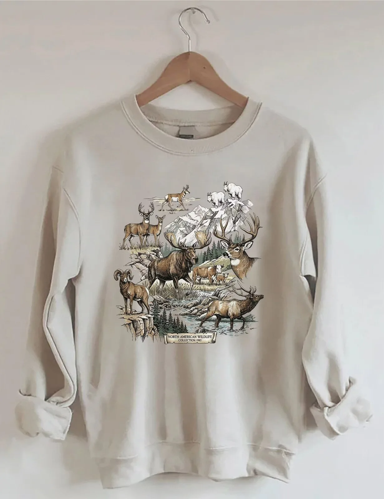 North American Wildlife Collection 1985 Nature Hunting Sweatshirt