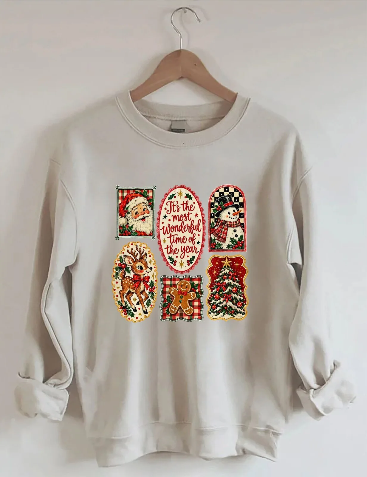 It's The Most Wonderful Time Of The Year Retro Christmas Sweatshirt