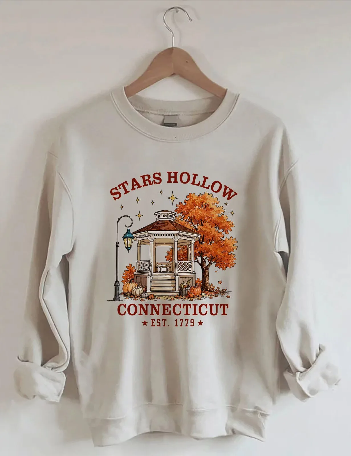 Stars Hollow Connecticut Est. 1779 Autumn Gazebo Sweatshirt